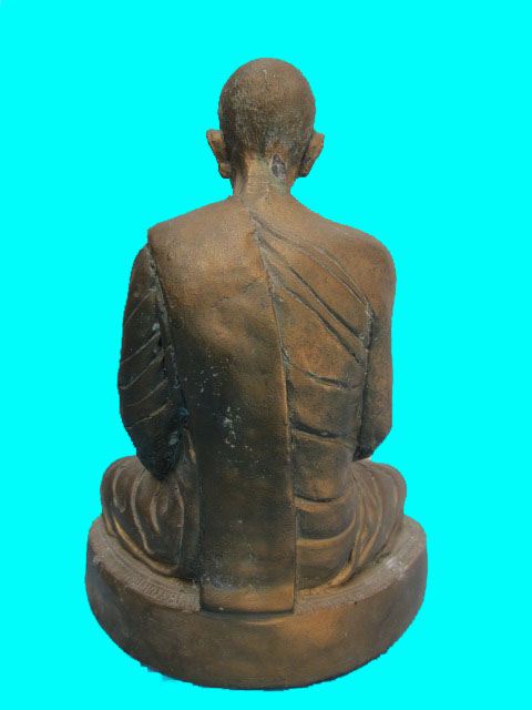 พระบูชาหลวงพ่อพรหม วัดช่องแค เนื้อปูนผสมผงเก่า