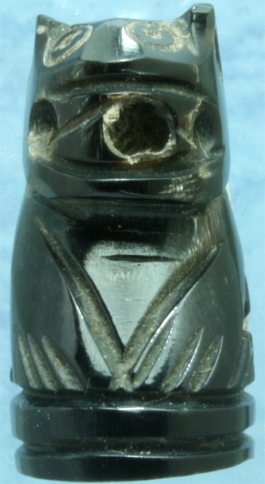 เสือแกะจากเขาควาย มีจาร หลวงปู่แผ้ว วัดกำแพงแสน ปี 2550 