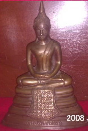 พระบูชาหลวงพ่อโสธร  หน้าตัก ๕ นิ้ว พ.ศ. ๒๔๙๗