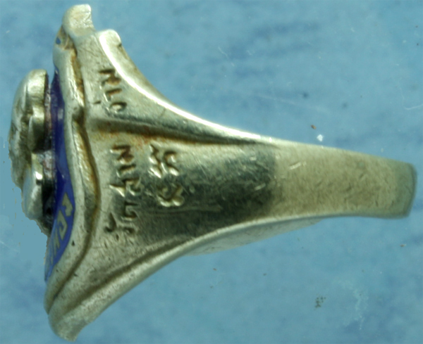 แหวนลงยา หลวงพ่อเต๋ วัดสามง่าม รุ่นผูกพัทธสีมา ปี 2518