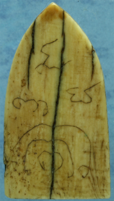 งาแกะ พระประจำวันจันทร์ (พระปางห้ามญาติ) หลวงพ่อมุ่ย วัดดอนไร่ หลังจาร ปี 251x (ต้นๆ)