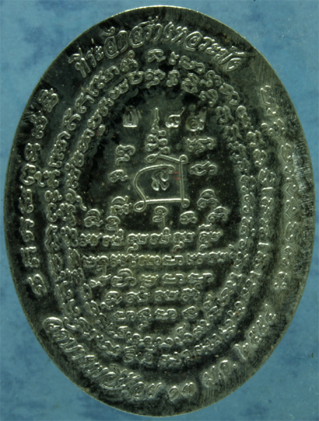 เหรียญเงินลงยา พญาวานร หลวงพ่ออนันต์ วัดบางพลีน้อย รุ่น 1 ปี 2554