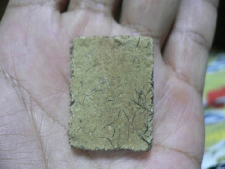 ผงพิมพ์สี่เหลี่ยม มีเกศาเต็มเลยครับ