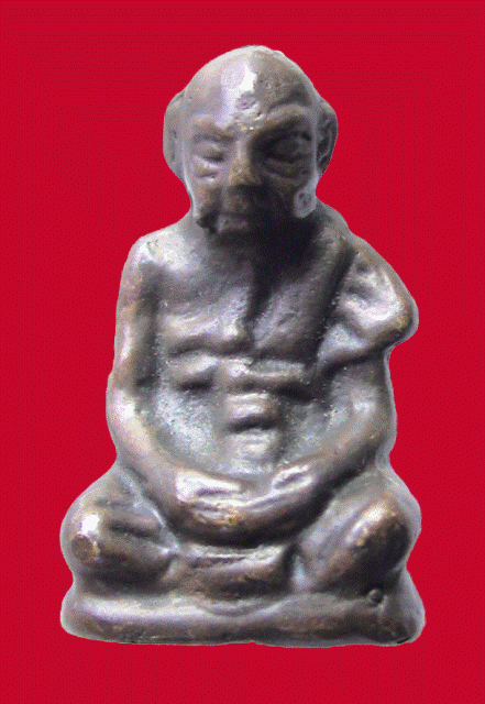 รูปหล่อโบราณหลวงปู่สุข วัดโพธิ์ทรายทอง