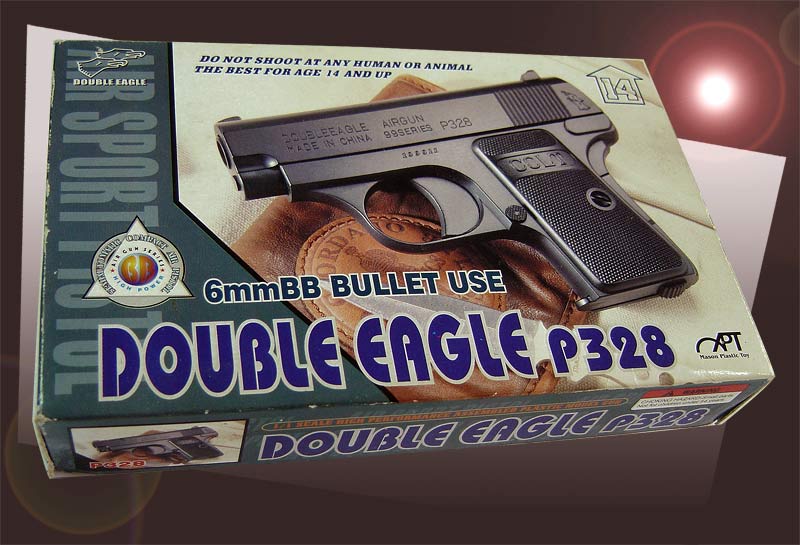 ปืนลม Colt size Mini พร้อมกล่อมเดิม 