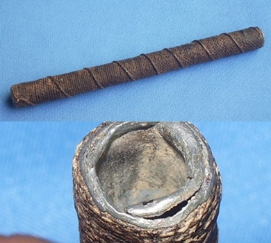 ตะกรุดโทน เนื้อชินตะกั่ว หลวงพ่อจง วัดหน้าต่างนอก อยุธยา