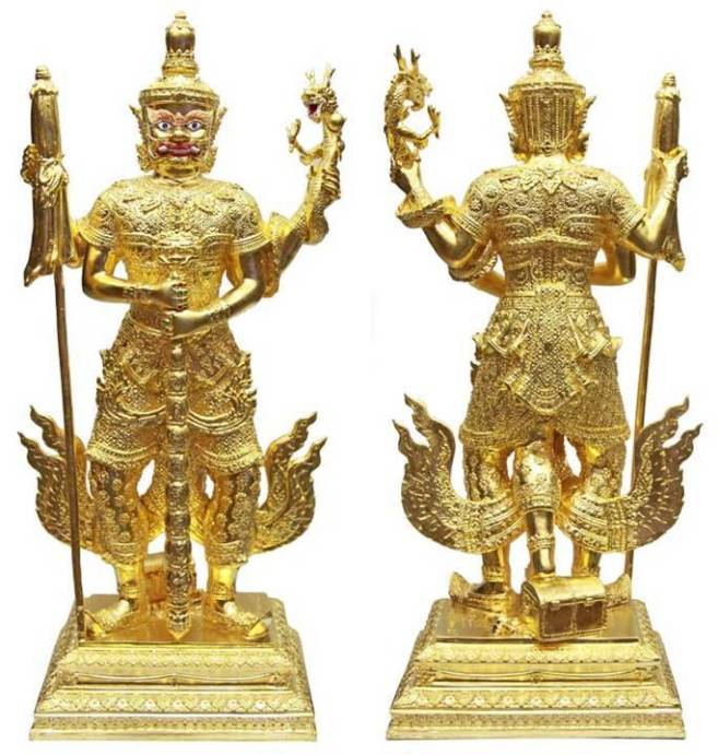 +++ ท้าวเวสสุวรรณตรีพระเพลา รุ่น รวย เฮง สยบมหาอุทกภัย +++