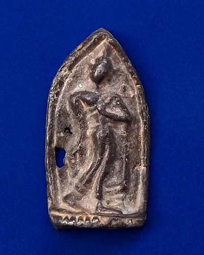 พระลีลากำแพงขาวชินเงิน