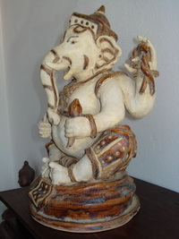 พระพิฆเนศ เนื้อสังคโลก