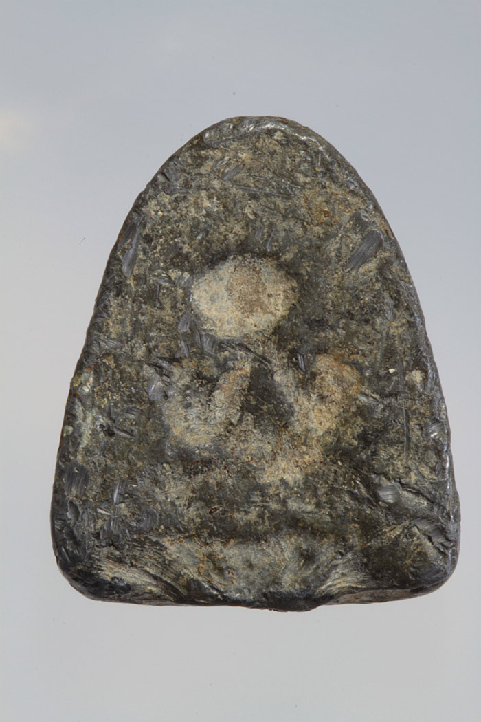 ปิดตาหลวงพ่อแก้ว วัดเคลือวัลย์ พิมพิ์ใหญ่ หลังแบบ เนื้อตะกั่ว เนื้อจัด เก่า