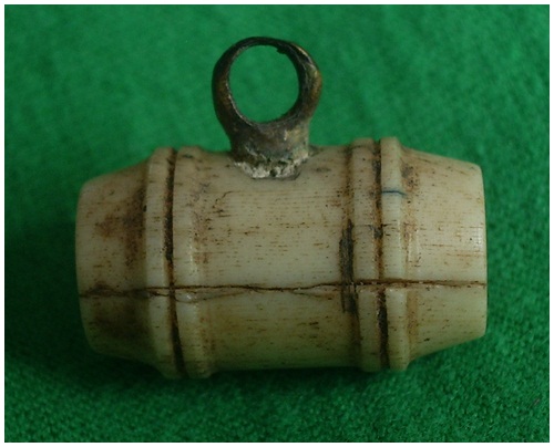  ตะโพน หลวงพ่อภักตร์ วัดโบสถ์ จ.อ่างทอง เนื้อเขา เก่า ตัวอ้วน อุดผง ห่วงหล่อเดิม สวยสมบูรณ์