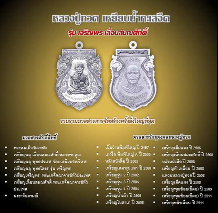 มียอด เสมาฉลุ หลวงปู่ทวด วัด พะโค๊ะ รุ่น เจริญพร เลื่อนสมณศักดิ์ โดยทีมงาน พุทธคุณสยาม ครับ