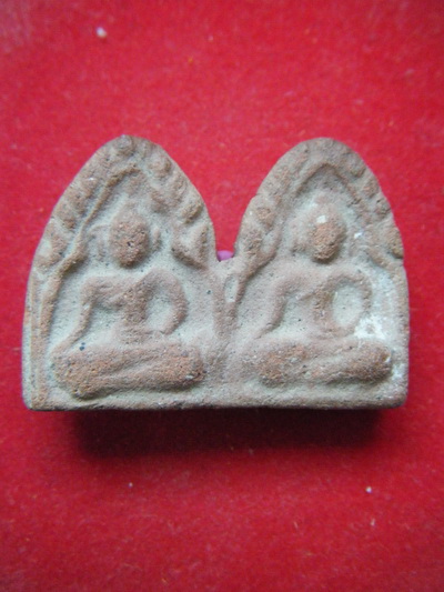 พระขุนเเผน พรายคู่ เนื้อดิน หลวงพ่อมุ่ย วัดดอนไร่ สุพรรณบุรี