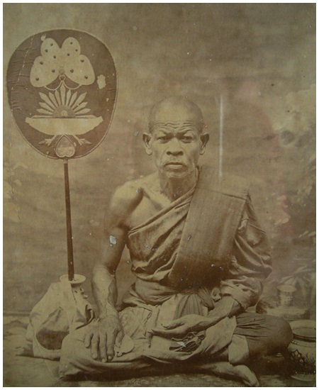 รูปถ่ายซีเปีย หลวงพ่ออิ่ม วัดลาดชะโด ผักไห่ อยุธยา เป็นรูปบูชา ขนาด 6x8 