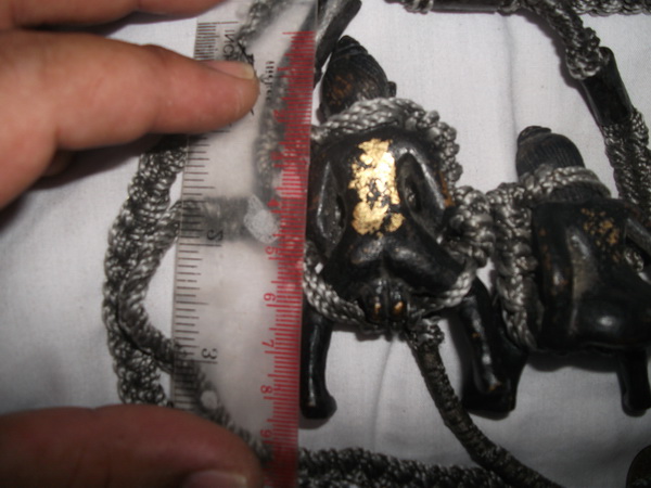 พ่องั่ง แม่เป๋อ ตัวครู คู่มหาเสน่ห์ พร้อมเชือกคาดเอวมหาเวท ตะกุด 3  ดอก 