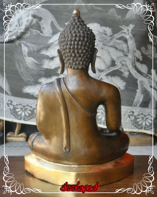 พระบูชาเชียงแสนสิงค์หนึ่งฐานลงทอง