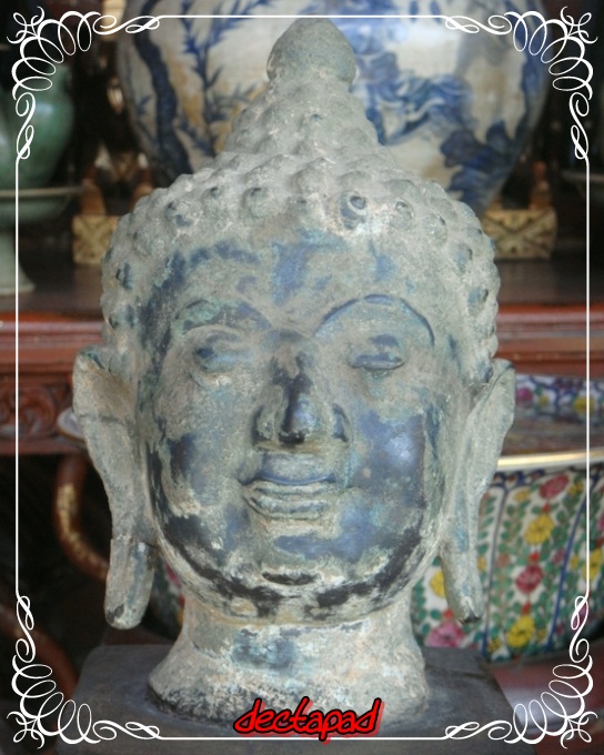 เศียรพระเชียงแสนเนื้อสำริด