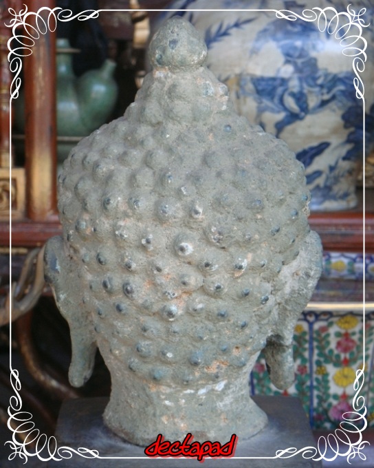 เศียรพระเชียงแสนเนื้อสำริด