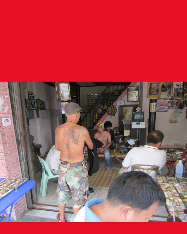 บรรยากาศ การสักยันต์ที่ ร้านโอ๋วาริน ครั้งที่2