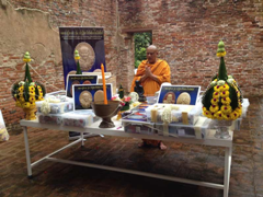 ภาพพิธีปลุกเสก ลพ.ทวด รุ่นปาฏิหาริย์สองโพธิสัตว์ พิธีที่ 2 วาระที่ 8