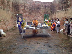 ภาพพิธีปลุกเสก ลพ.ทวด รุ่นปาฏิหาริย์สองโพธิสัตว์ พิธีที่ 2 วาระที่ 8