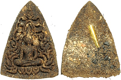 พระขุนแผนเนื้อว่านมหาเสนห์ผสมผงรกแมว หลวงปู่คำบุ วัดกุดชมพู่ 