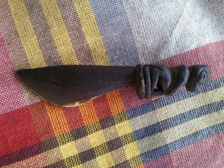 มีดหมอไม้รัก ด้ามกระบี่ สภาพดี