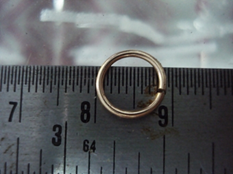 เสนอขาย ห่วงทองแท้ 9k  ขนาด 9mm    สำหรับใช้ในสร้อยพระทั่วไป