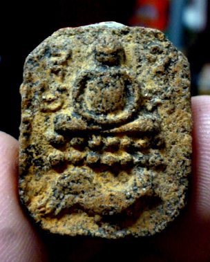 หลวงพ่อปานพิมพ์ขี่ไก่หาง5เส้น บัว2ชั้น 7จุด 