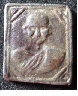 หลวงพ่อเดิมสี่เหลี่ยมหลังยันต์ใบพัด 2485